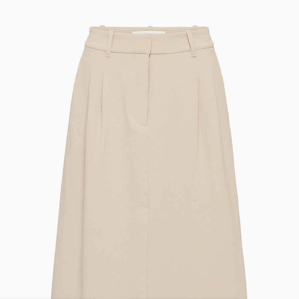 The Effortless Skirt - Hummus Beige